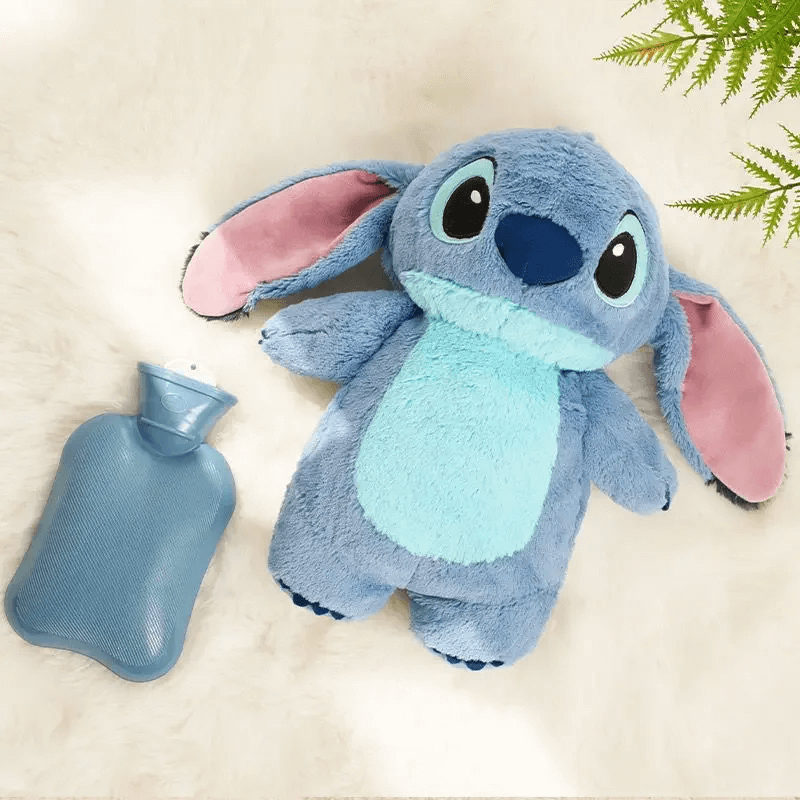 Cute Disney Stitch Plush Hot Water Bottle Bag (2) (1)