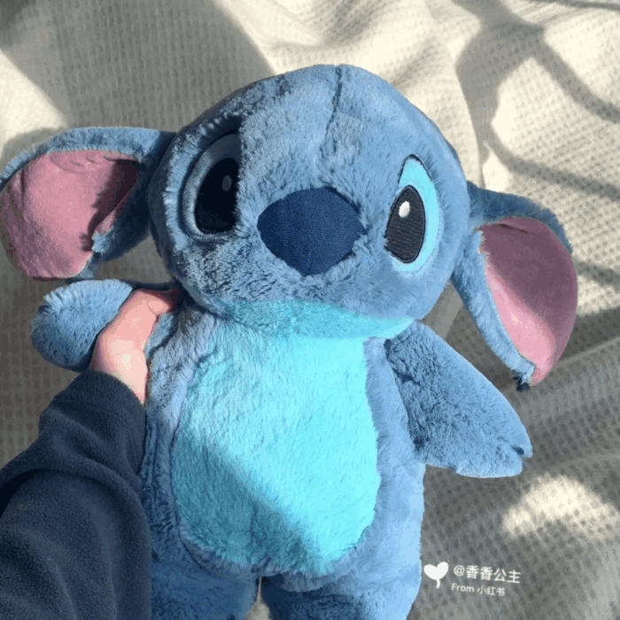 Cute Disney Stitch Plush Hot Water Bottle Bag (4) (1)